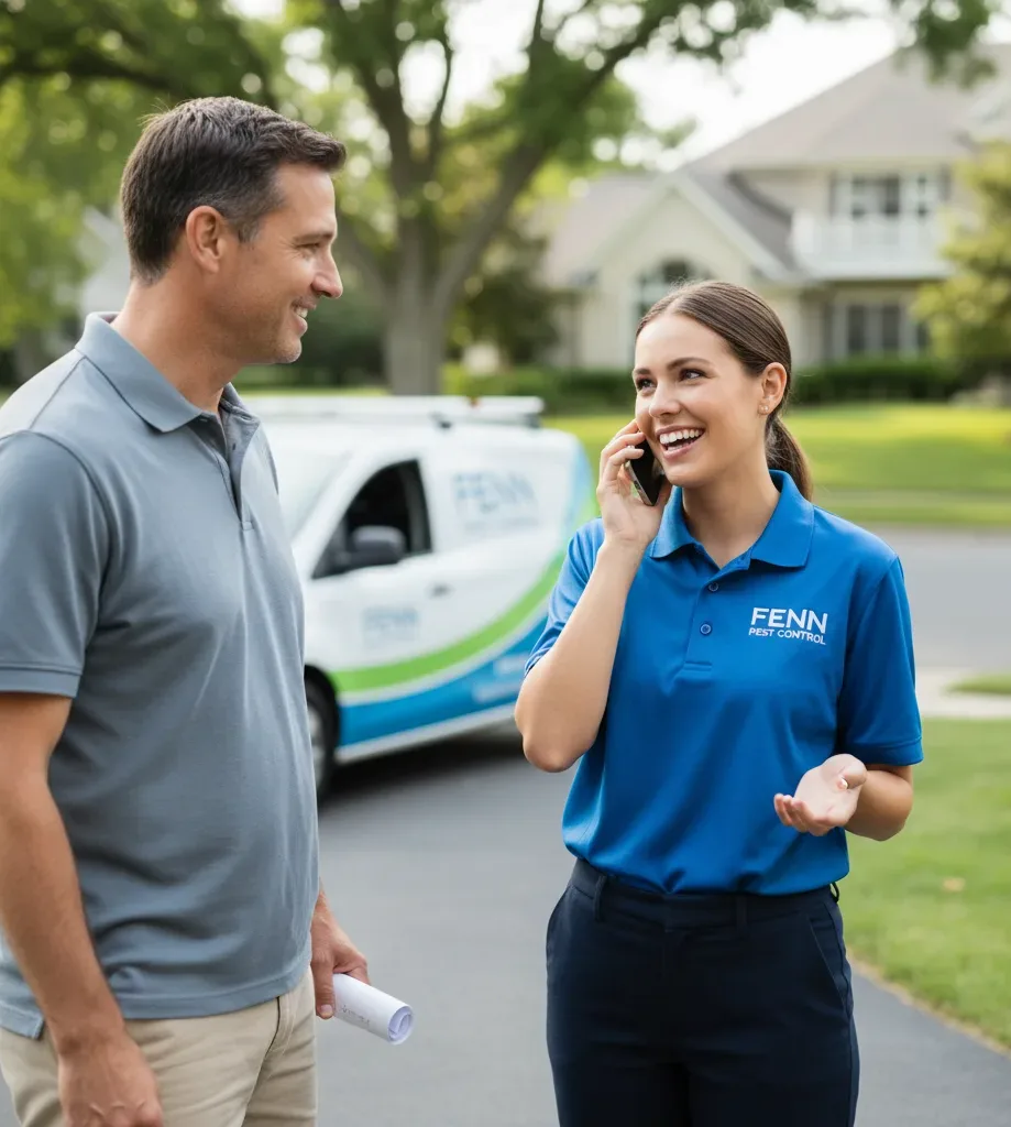Fenn Pest Control customer support in Edison